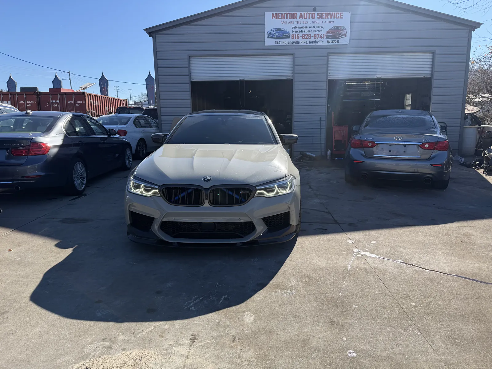 European auto repair work at Mentor Auto Service.